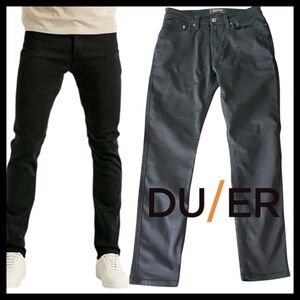 DU/ER Black No Sweat Slim Fit Jeans (31x30)